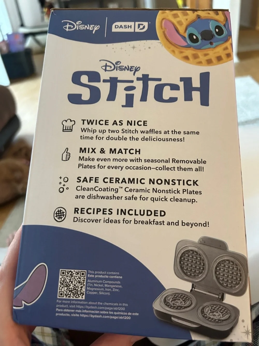 Disney Multimaker Double Mini Maker System - Gray with Stitch Artwork - Picture 2 of 5